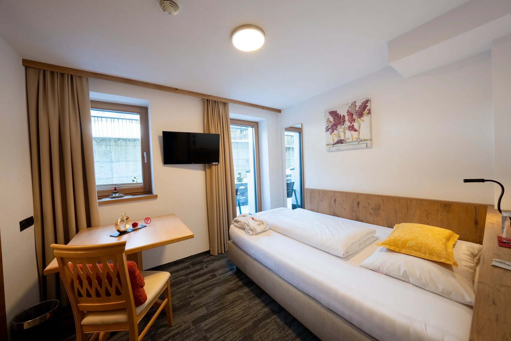 Classic single room at Hotel Trisanna Ischgl